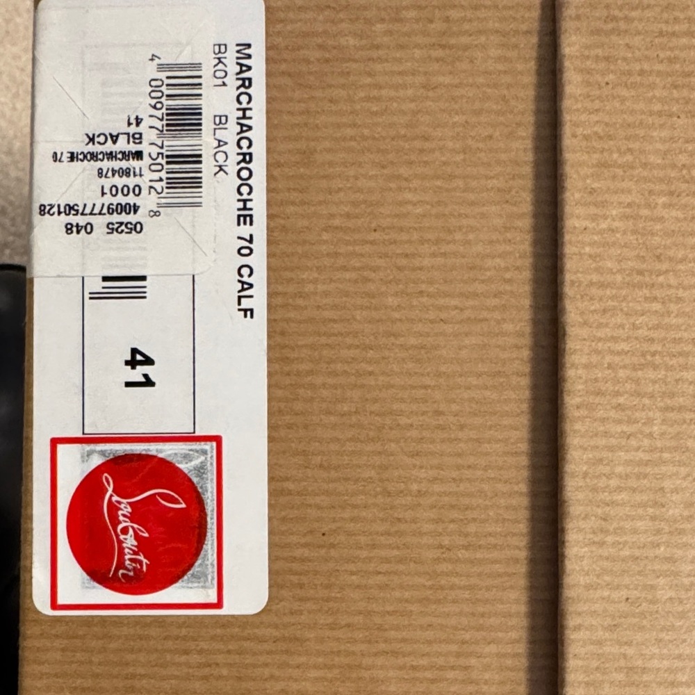 Christian Louboutin Marcharoche 70 mm Black Ankle Boots - Picture 7 of 8